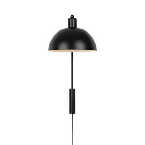 ELLEN Nordlux E14 40W Vägglampa i metall Svart small 2