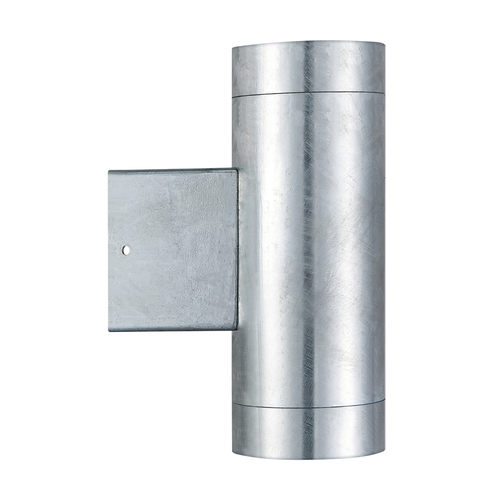 Kontrollera TIN Nordlux GU10 2x25W Vägglampa i galvaniserat stål Galvaniserad