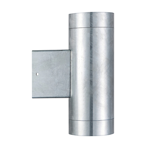 TIN Nordlux GU10 2x25W Vägglampa i galvaniserat stål Galvaniserad small 1