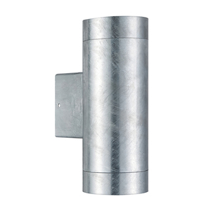 TIN Nordlux GU10 2x25W Vägglampa i galvaniserat stål Galvaniserad small 0