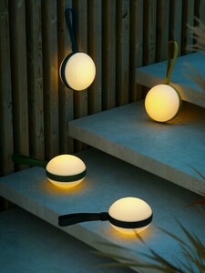BRING Nordlux LED-batterilampa Plast Vit small 5