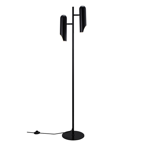 Kontrollera ROCHELLE DFTP GU10 2x8W Golvlampa i metall Svart