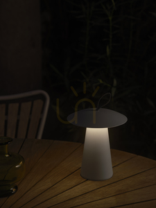 Nordlux Ara To-Go 2 uppladdningsbar bordslampa, vit, LED 3000 K small 1