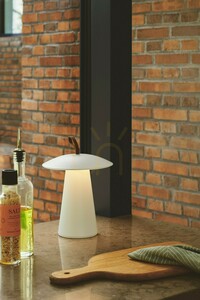 Nordlux Ara To-Go 2 uppladdningsbar bordslampa, vit, LED 3000 K small 3