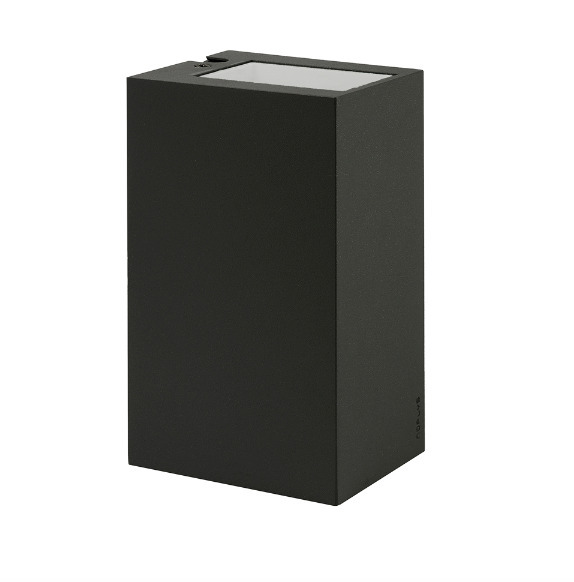 LILLEHAMMER 5027BL utomhusvägglampa svart 7,3W 4000K - NORLYS