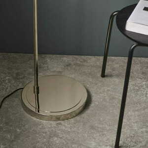 Golvlampa Endon Caspa Nickel E27 144 cm 100045 small 5