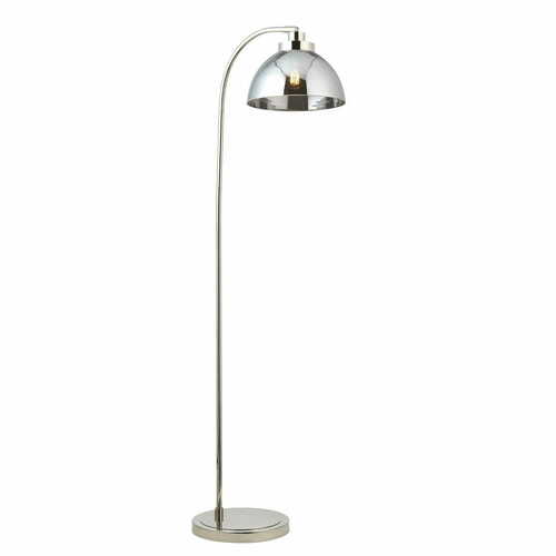 Kontrollera Golvlampa Endon Caspa Nickel E27 144 cm 100045