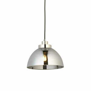 Pendellampa Endon Caspa 100046 nickel stål glas E27 small 0