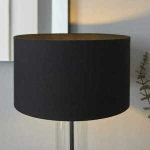Bordslampa Endon Lessina svart tyg E27 57 cm 100440 small 5