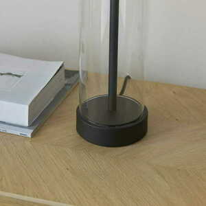 Bordslampa Endon Lessina svart tyg E27 57 cm 100440 small 6