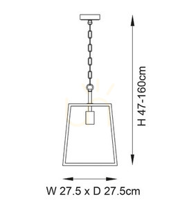 Pendellampa Endon Hurst svart glas E27 1 ljuskälla 101541 small 7