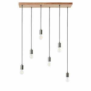 Pendellampa Endon Stellan trä 6-ljus E27 101684 small 7