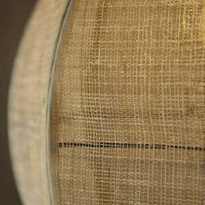 Pendellampa Endon Zaire svart beige E27 47 cm small 6