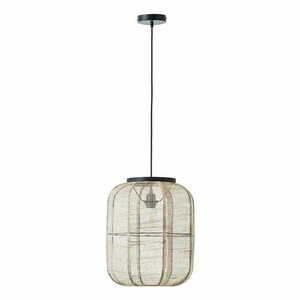 Pendellampa Endon Zaire svart beige E27 37,5 cm 101689 small 7