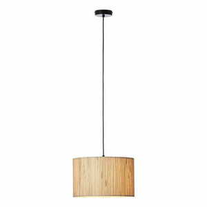 Pendellampa Endon Longshore svart stål naturfiber 35 cm 101691 small 7
