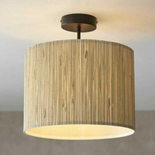 Kontrollera Taklampa Endon Longshore svart Ø30 cm E27 LED 101695