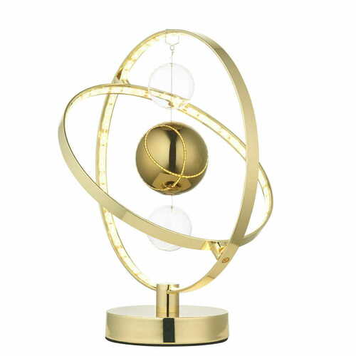 Kontrollera Bordslampa Endon Muni guld LED 3000K 102609