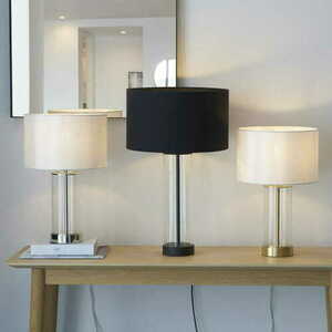 Bordslampa Endon Lessina nickel vintage vit E27 44 cm 102674 small 2