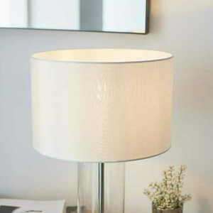 Bordslampa Endon Lessina nickel vintage vit E27 44 cm 102674 small 5