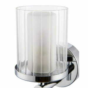 Vägglampa Endon Britton krom glas IP44 G9 dimbar small 4