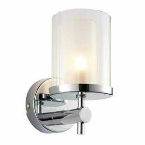Vägglampa Endon Britton krom glas IP44 G9 dimbar small 0