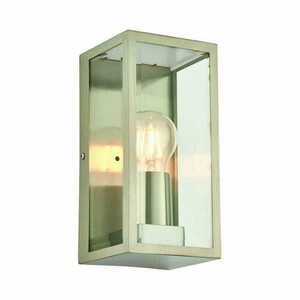 Vägglampa utomhus Endon Oxford 53803 silver IP44 E27 rostfritt stål small 0