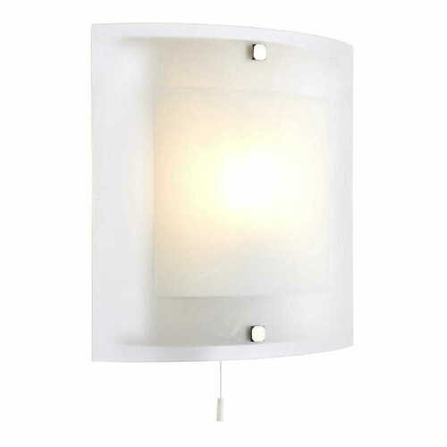 Kontrollera Vägglampa Endon Blake krom glas E14 dimbar