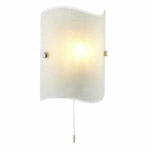 Vägglampa Endon Wave vit glas metall E14 2017-WB small 4
