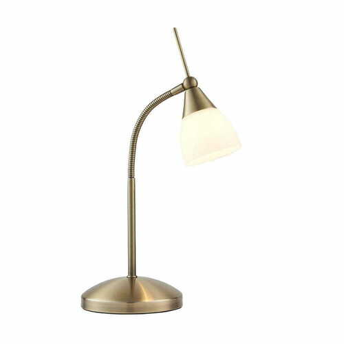 Kontrollera Stående lampa Endon mässing/vit G9 652-TLAN