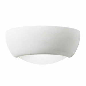 Endon Eton vägglampa vit tegelsten lera E27 dimbar LED 1 ljuspunkt small 0