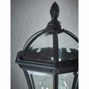 Utomhusvägglampa Endon Drayton svart E27 IP44 small 3