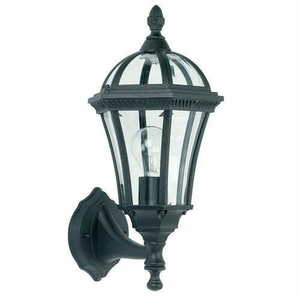Utomhusvägglampa Endon Drayton svart E27 IP44 small 0