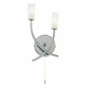 Vägglampa Endon Havana 146-2CH krom/vit LED G9 2 ljuspunkter small 0