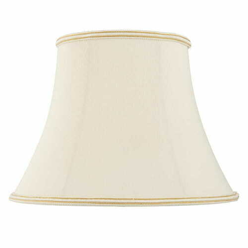 Kontrollera Lampskärm Endon Celia beige tyg E27 35,5 cm