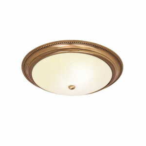 Taklampa Endon Atlas mässing ecru 2-ljus plafonder E27 small 0