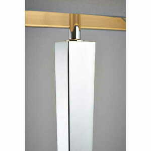 Stående lampa Endon Moreto grå metall tyg E27 66 cm small 2