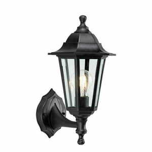 Utomhus vägglampa Endon Bayswater svart IP44 E27 EL-40045 small 0