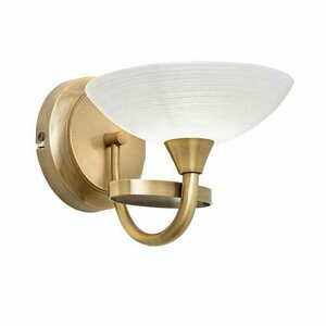 Vägglampa Endon Cagney mässing/vit G9 LED klassisk CAGNEY-1WBAB small 0