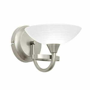 Vägglampa Endon Cagney Nickel/Vit G9 LED dimbar CAGNEY-1WBSC small 0