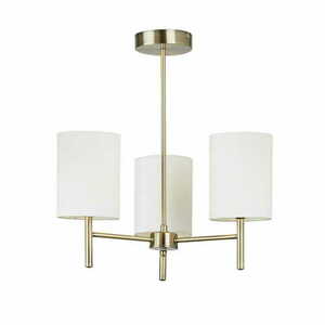 Taklampa Endon Brio 3-armad mässing/vit E14 plafond small 0
