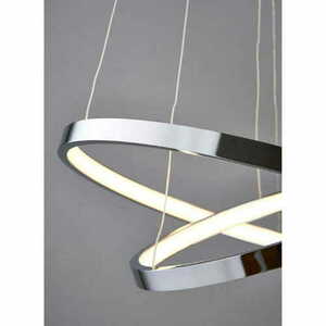 Pendant Light Endon Kline KLINE-2CH Krom/Vit LED 45 cm small 1
