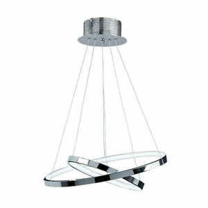 Pendant Light Endon Kline KLINE-2CH Krom/Vit LED 45 cm small 0
