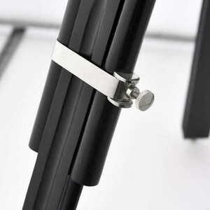Golvlampa Endon Tripod Mässing Trä Svart E27 small 1