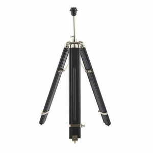Golvlampa Endon Tripod Mässing Trä Svart E27 small 2