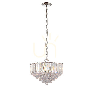 Endon Fargo FARGO-14CH pendellampa, 3×E14, krom och klar akryl, 39 cm small 7