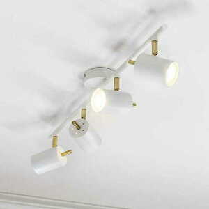Taklampa Endon Gull 4-ljus vit/guld mässing GU10 59933 small 1