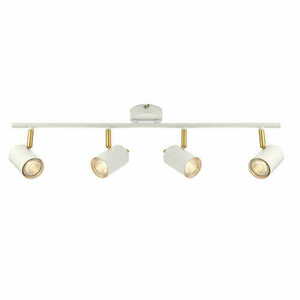 Taklampa Endon Gull 4-ljus vit/guld mässing GU10 59933 small 0