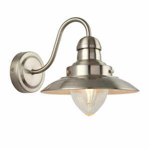 Vägglampa Endon Mendip nickel glas E14 dimbar 26 cm small 2