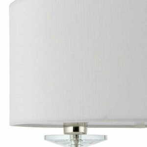 Stående lampa Endon Nixon 60804 silver/vit kristall E14 54 cm small 1