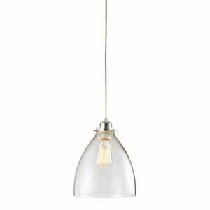 Lampskärm Endon Elstow transparent krom glas 22 cm 60874 small 0